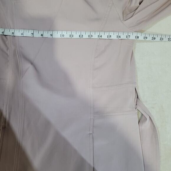 500 Maison Cinqcent Pink Blue Trench Coat - Size Extra Small - Picture 9 of 11